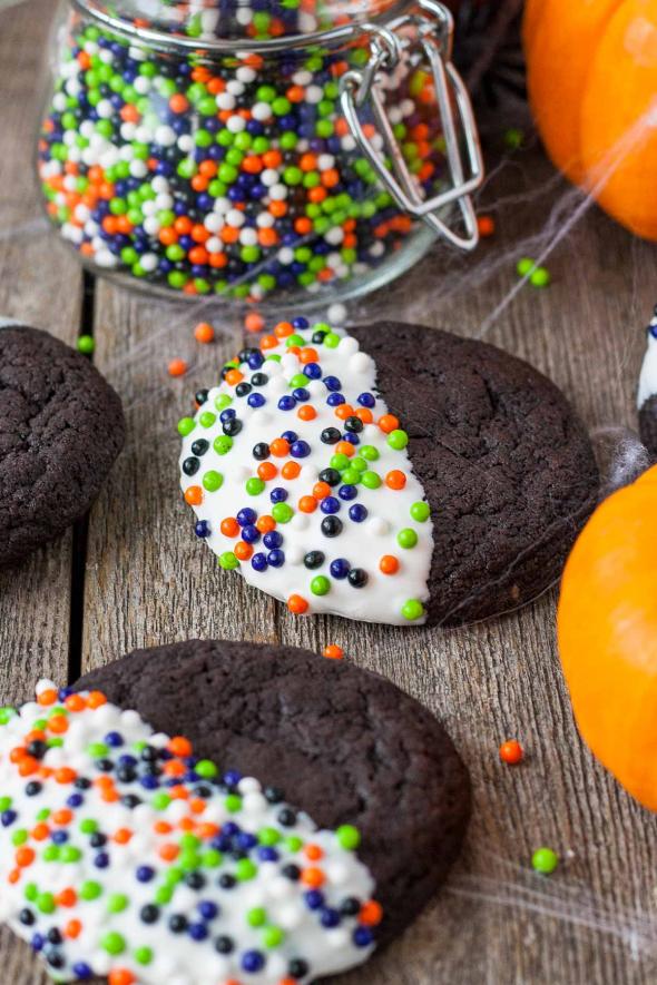 Halloween Sprinkle Cookies from Liv for Cookies