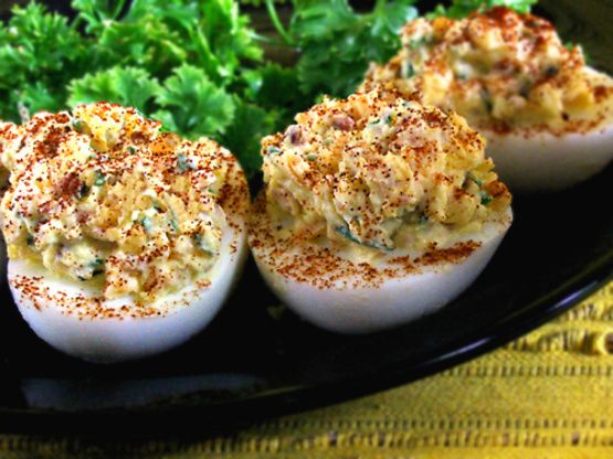 Loaded Deviled Eggs by Food