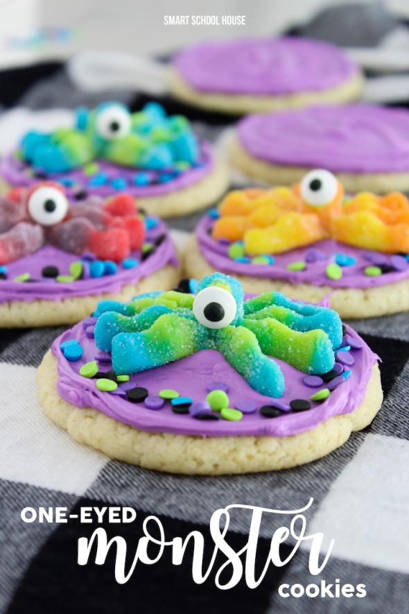 One-Eyed Monster Cookies from Smart School House