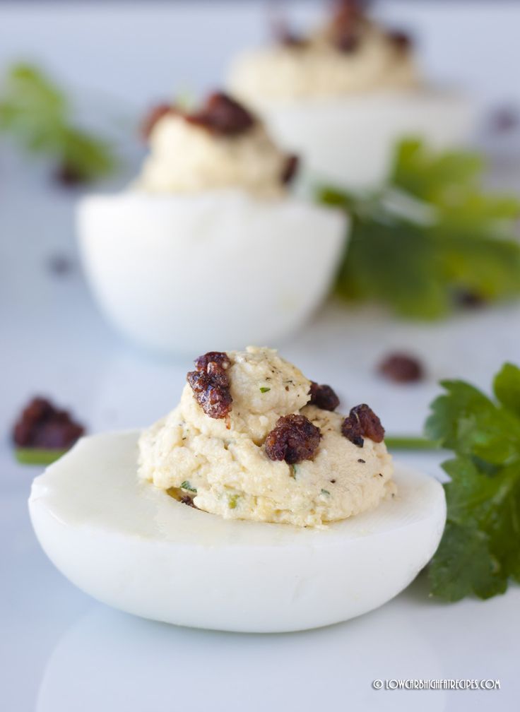 Tuna Deviled Eggs by Low Carb High Fat Recipes