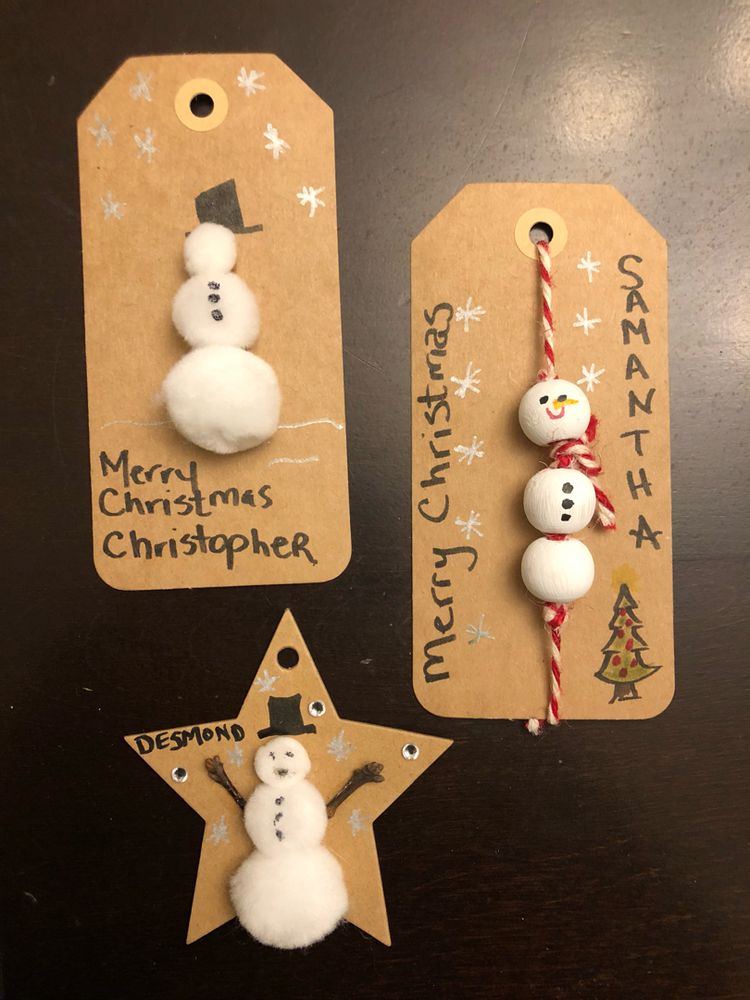 Made them as a Present tags.