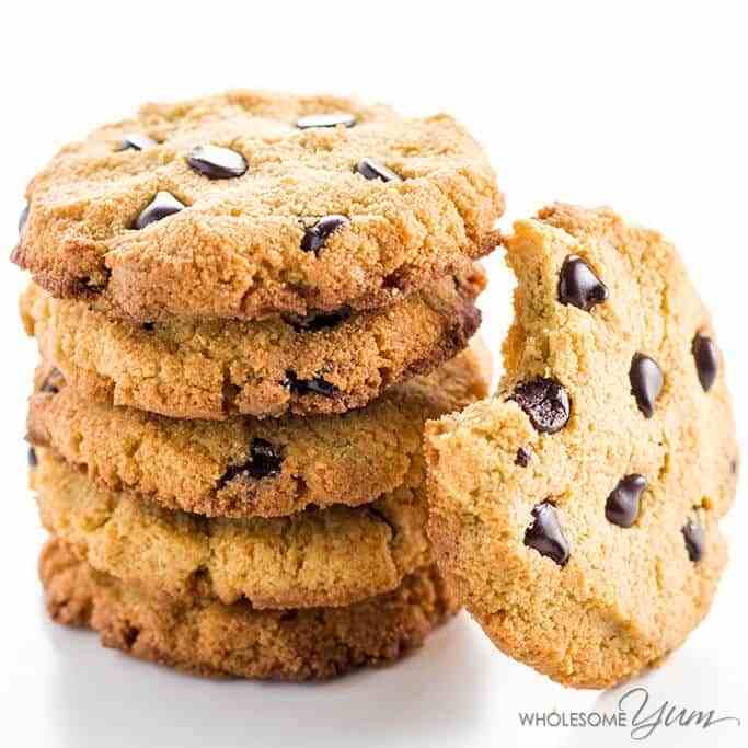 Almond Flour Chocolate Chip Cookies by Wholesome Yum