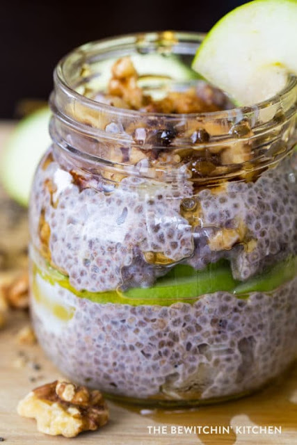 Apple Pie Chia Seed Pudding - The Bewitchin Kitchen