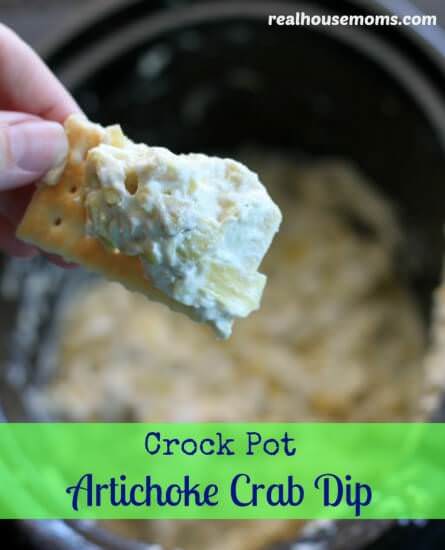Artichoke Crab Dip by Real Housemoms, Christmas Party Dips Recipes
