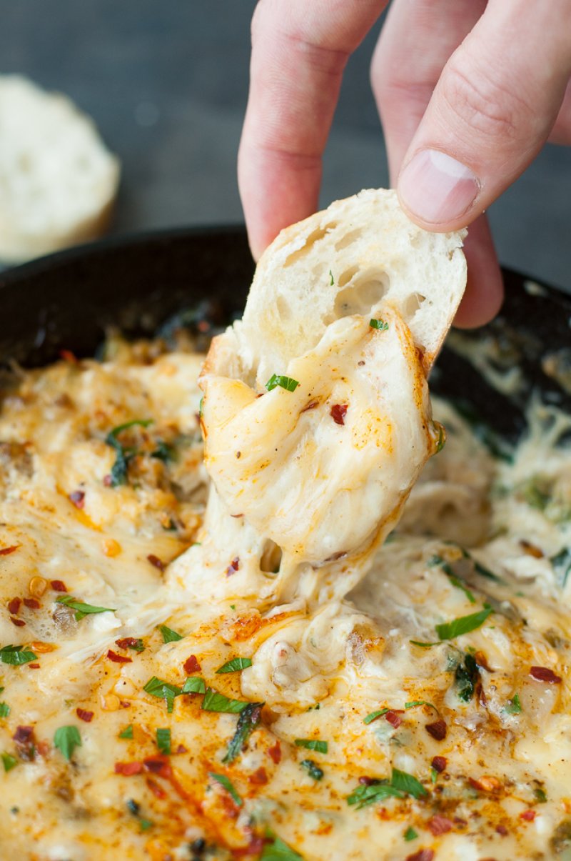 Baked Seafood Dip by Peas and Crayons