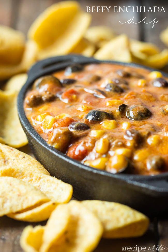Beefy Enchilada Dip by The Recipe Critic