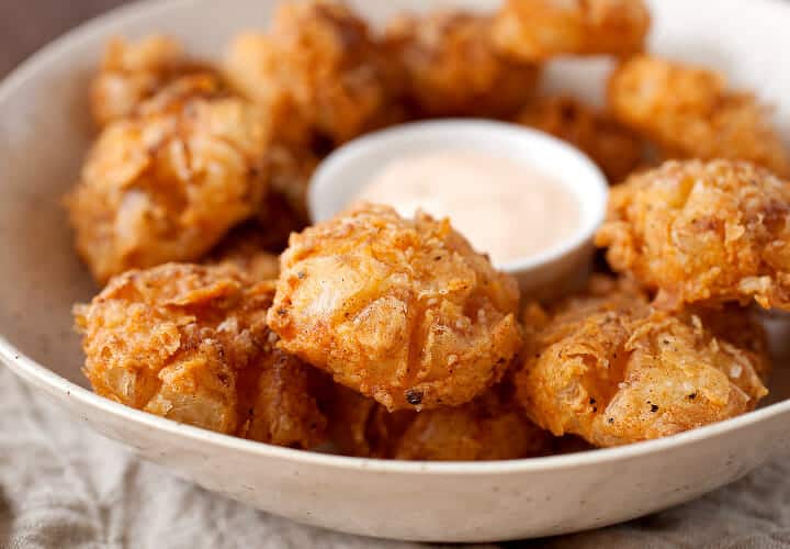Bite Size Blooming Onions