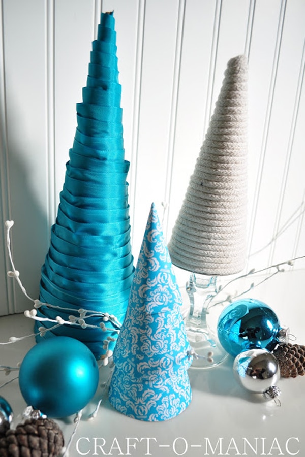 Christmas Tree Cones from Craft-o-Maniac