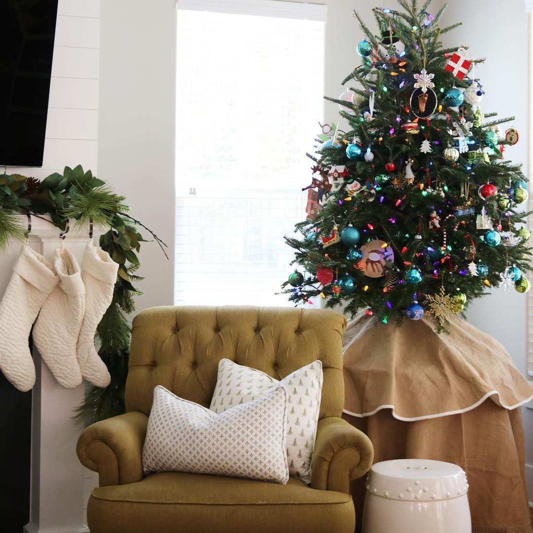Christmas trees add Holiday cheer.