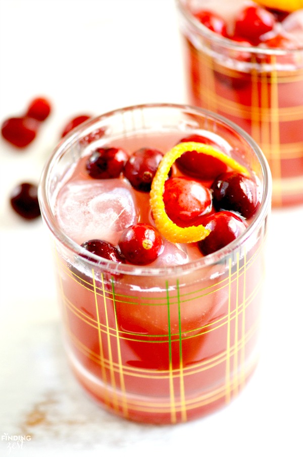 Cranberry Pineapple Mocktail from Finding Zest