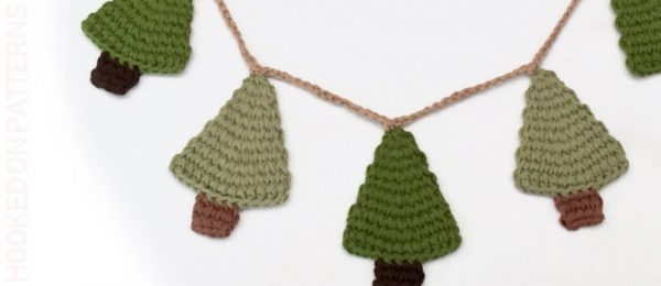 Crochet Christmas trees.