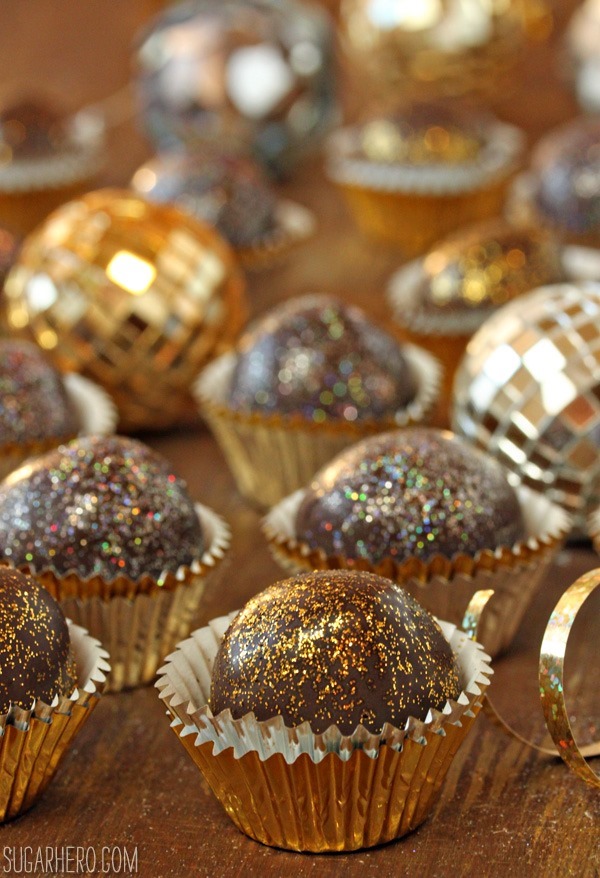 Disco Truffles for New Year’s Eve by Sugar Hero