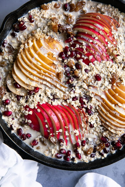 Easy Baked Oatmeal (Dairy Free) - The Forked Spoon