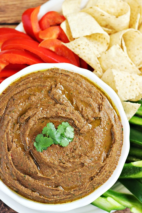 Easy Black Bean Chipotle Dip by Home Cooking Memories