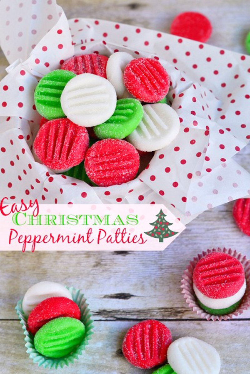 Easy Christmas Peppermint Patties from Mom on Timeout