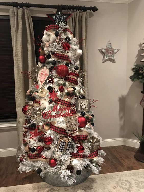 Easy DIY Rustic Christmas Tree Decorations Burlap.