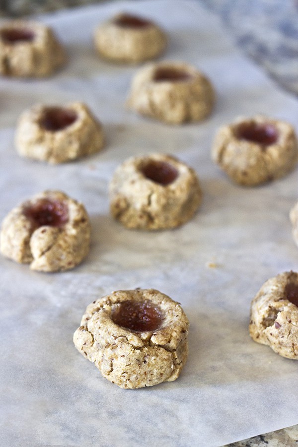 Easy Maple Jam Thumbrint Cookies from Natural Sweet Recipes