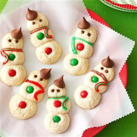 Easy Snowman Cookies.