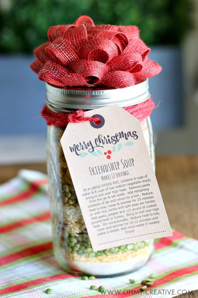 Friendship Soup in a Jar Gift by Oh My! Creative