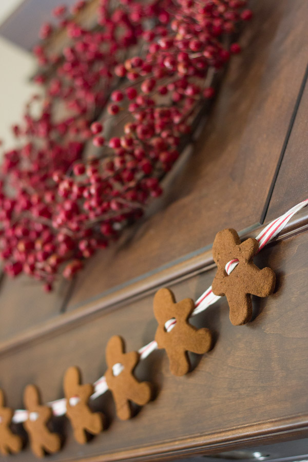 Gingerbread Man Garland By Lovely Little Kitchen