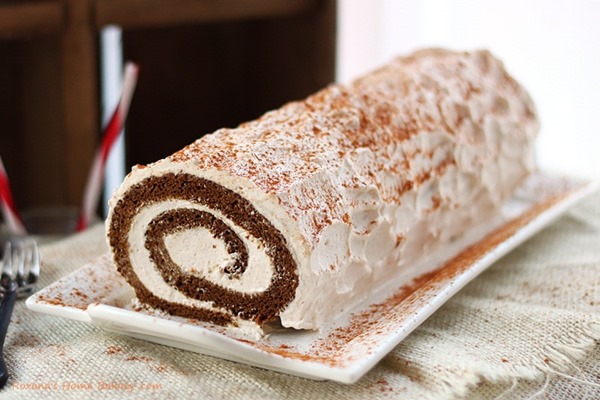 Gingerbread Roll Cake from Roxana’s Home Baking