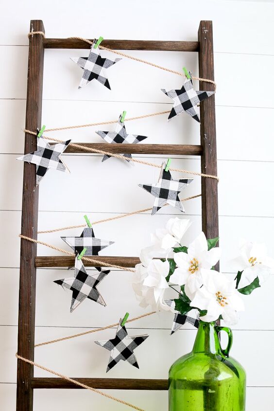 Gingham Star Garland By Home Talk