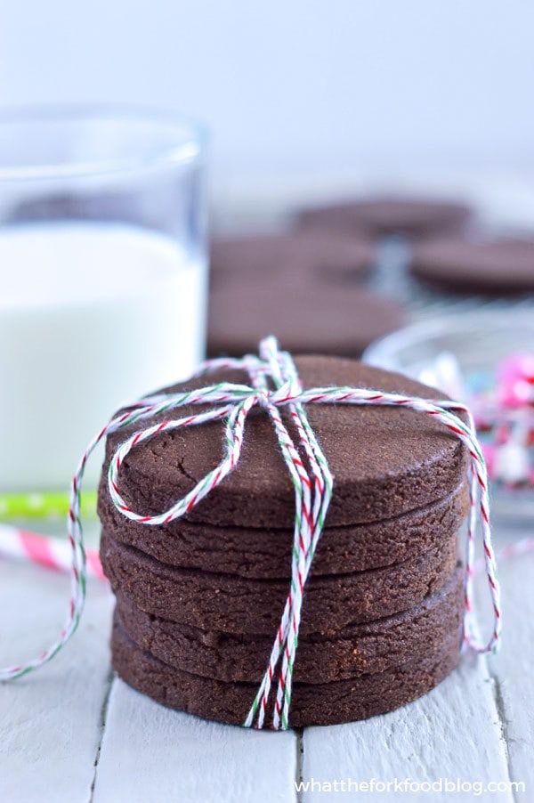 Gluten Free Chocolate Sugar Cookies – What the Fork Food Blog