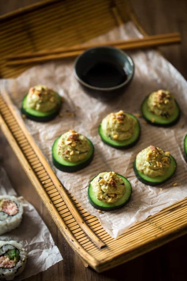 Healthy California Roll Sushi Bites by Food Faith Fitness