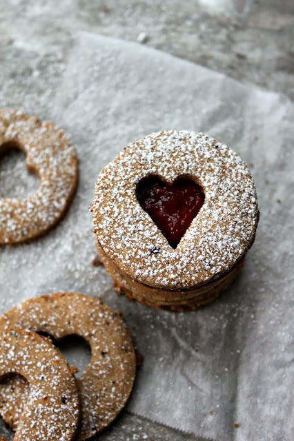 Healthy Holiday Linzer Cookies from Wholehearted Eats