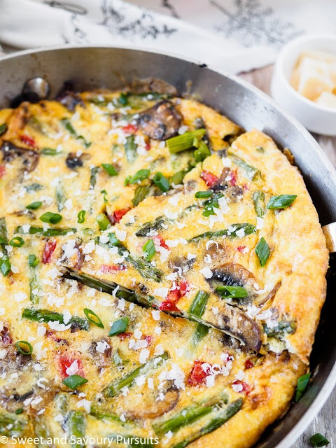 Healthy Vegetable Frittata - Sweet and Savoury Pursuits