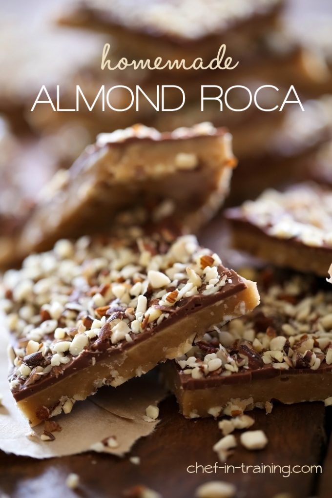 Homemade Almond Roca from Chef in Training