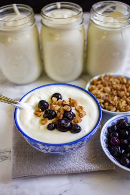 Homemade Instant Pot Greek Yogurt - Cardamom and Coconut