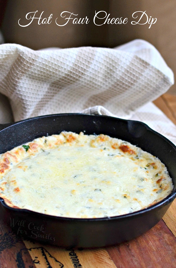 Hot Four Cheese Dip by Will Cook for Smiles