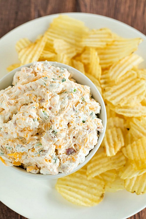 Loaded Baked Potato Dip by Brown Eyed Baker