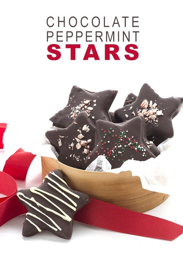 Low Carb Chocolate Peppermint Stars by All Day I Dream About Food