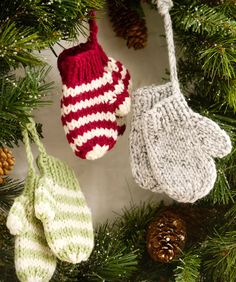 Mitten Ornaments by Red Heart Design Team