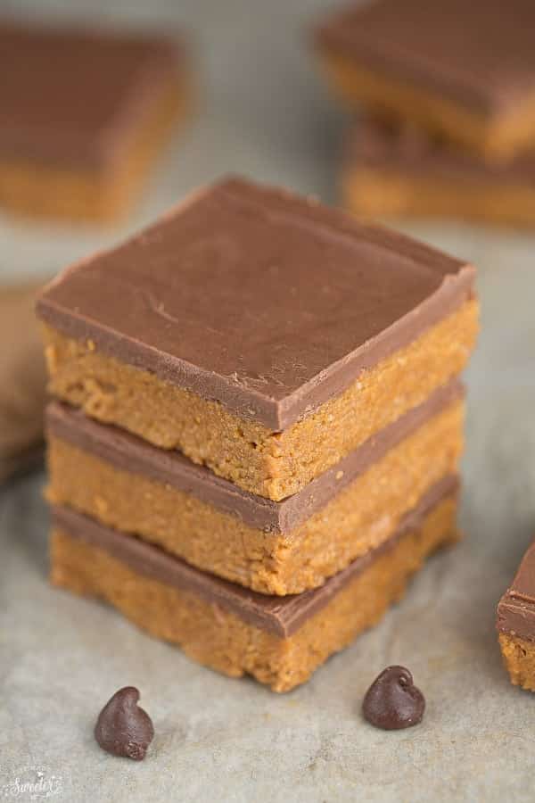 No Bake Reese’s Chocolate Peanut Butter Bars