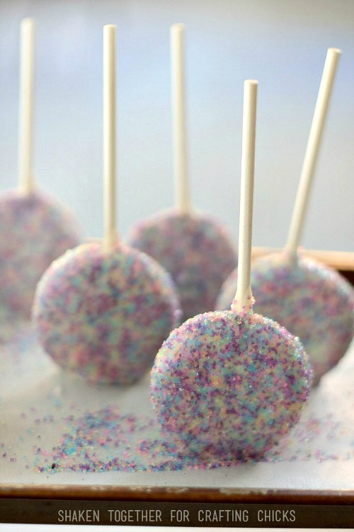 Oreo Ball Drop Pops by the Crafting Chicks