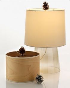 Pinecone Lamp Finial by Martha Stewart
