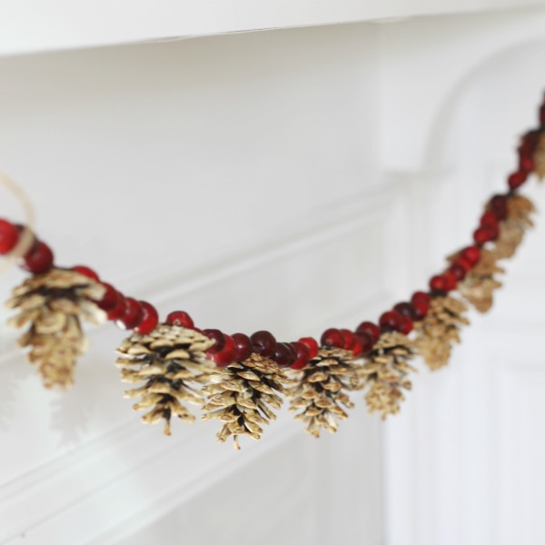 Pinecone and Cranberry Garland from Clean and Scentsible