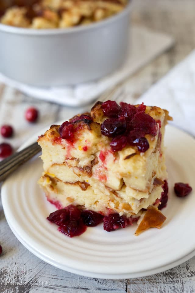 Pressure Cooker Cranberry Baked French Toast