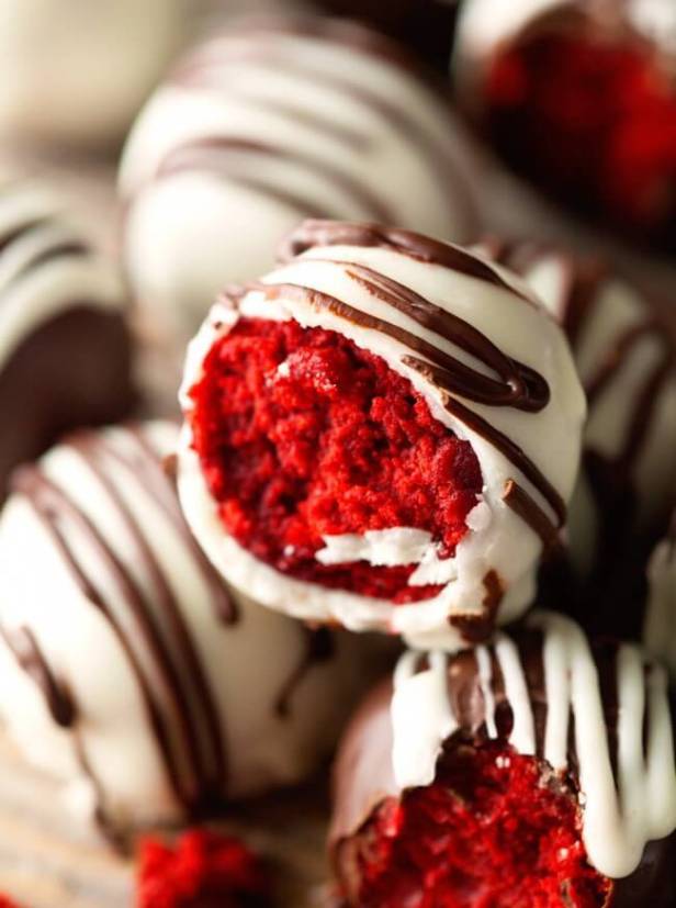 Red Velvet Cake Truffles.