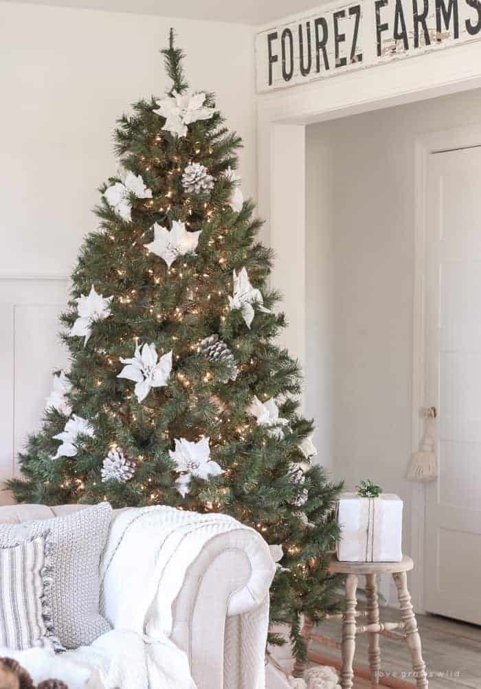 Rustic Farmhouse Christmas Tree by Love Grows Wild