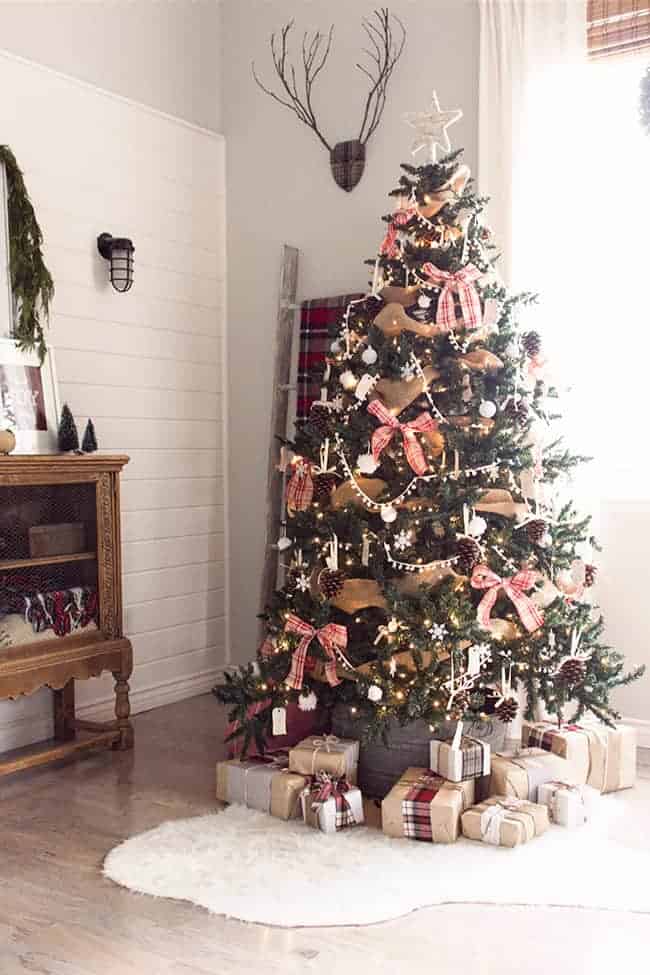 Rustic Inspired Christmas Tree by Jenna Sue Designs