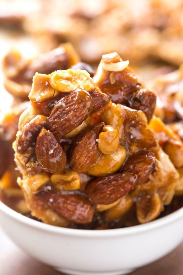 Salted Vanilla Caramel Nut Brittle from I Heart Eating