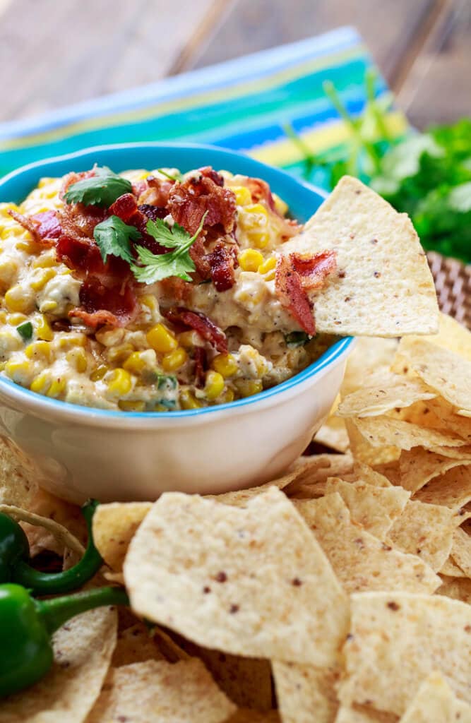 Slow Cooker Corn Dip by Spicy Southern Kitchen