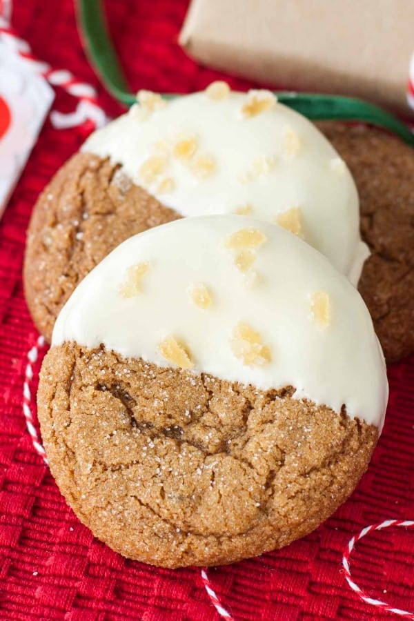 Snow Capped Gingersnaps by Liv For Cake
