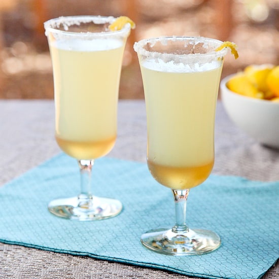 Sparkling Ginger Lemon Mocktail by Snixy Kitchen