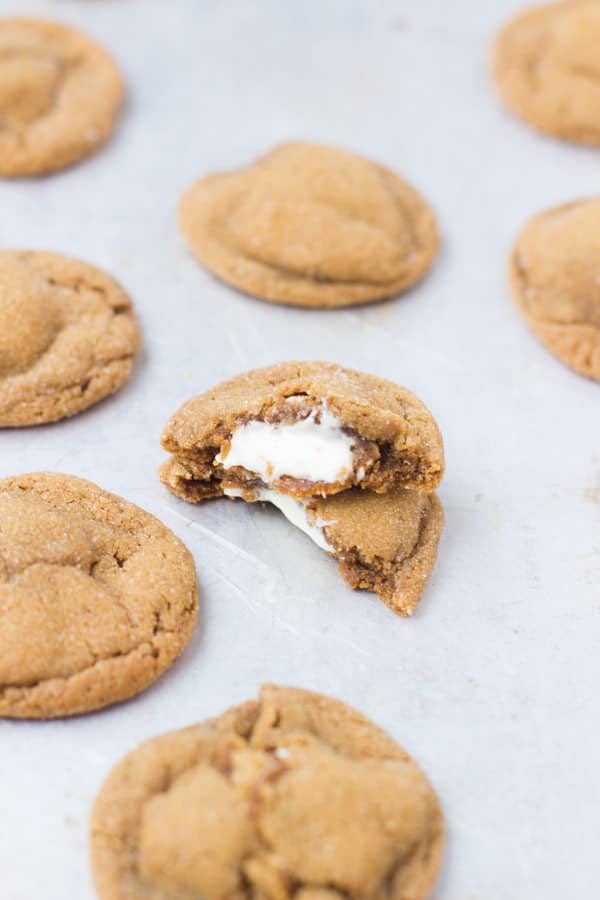 White Chocolate Molasses Cookies by Oh, Sweet Basil