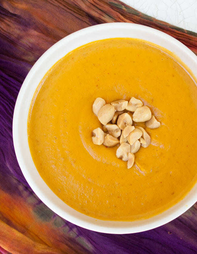 5-INGREDIENT CURRY PEANUT PUMPKIN SOUP BY CREATE MINDFULLY